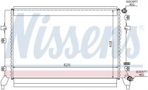 NISSENS 65294 Hűtőradiátor vízhűtésű intercoolerhez VOLKSWAGEN BEETLE / CADDY III / CADDY IV / EOS / GOLF V / GOLF VI / JETTA III / JETTA IV / PASSAT B6 / PASSAT B7 / SCIROCCO / TOURAN