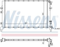 NISSENS 65315 Hűtőradiátor vízhűtésű intercoolerhez VOLKSWAGEN TIGUAN