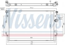 NISSENS 65330 Hűtőradiátor VOLKSWAGEN TIGUAN