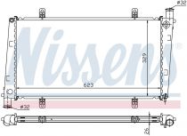 NISSENS 65551A Hűtőradiátor VOLVO S40 / V40