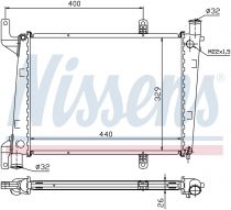 NISSENS 65561A Hűtőradiátor VOLVO S40 / V40