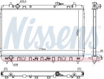 NISSENS 666212 Hűtőradiátor KIA CARNIVAL II / SEDONA II