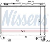 NISSENS 66624 Hűtőradiátor KIA RIO I