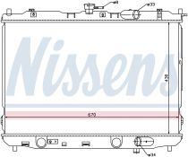 NISSENS 66639 Hűtőradiátor KIA CARENS I