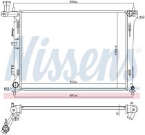 NISSENS 66674 Hűtőradiátor HYUNDAI ELANTRA / i30
