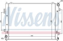NISSENS 66684 Hűtőradiátor KIA CARENS II