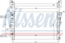 NISSENS 66700 Hűtőradiátor JAGUAR XK8