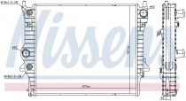 NISSENS 66708 Hűtőradiátor JAGUAR S-TYPE / XF / XJ