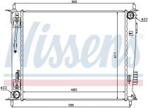 NISSENS 66730 Hűtőradiátor KIA SOUL I