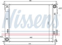 NISSENS 66742 Hűtőradiátor KIA SOUL I