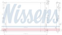 NISSENS 66780 Hűtőradiátor HYUNDAI SONATA VI