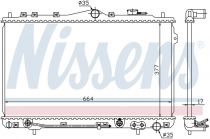 NISSENS 67012 Hűtőradiátor HYUNDAI ELANTRA / LANTRA