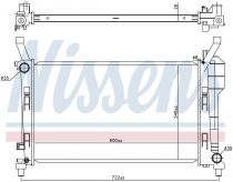 NISSENS 67106 Hűtőradiátor