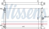 NISSENS 67305 Hűtőradiátor VOLKSWAGEN SHARAN