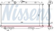 NISSENS 67346A Hűtőradiátor NISSAN PRIMERA