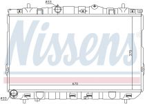 NISSENS 67469 Hűtőradiátor HYUNDAI ELANTRA
