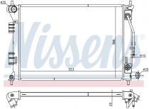 NISSENS 675014 Hűtőradiátor HYUNDAI ELANTRA / i30