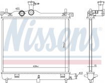 NISSENS 675023 Hűtőradiátor HYUNDAI i10