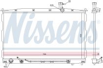 NISSENS 67505 Hűtőradiátor HYUNDAI SANTA FE