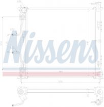 NISSENS 675057 Hűtőradiátor HYUNDAI SONATA VII
