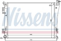 NISSENS 67550 Hűtőradiátor HYUNDAI i40