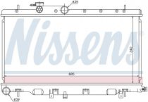 NISSENS 67709 Hűtőradiátor SUBARU LEGACY