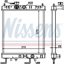 NISSENS 687141 Hűtőradiátor NISSAN MICRA