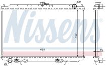 NISSENS 68725 Hűtőradiátor NISSAN ALMERA TINO