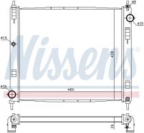 NISSENS 68746 Hűtőradiátor NISSAN CUBE / JUKE