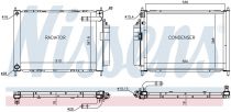 NISSENS 68747 Hűtőradiátor NISSAN MICRA / NOTE