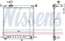 NISSENS 68770 Hűtőradiátor NISSAN MICRA