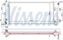 NISSENS 68773 Hűtőradiátor NISSAN LEAF