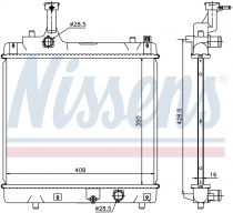 NISSENS 69401 Hűtőradiátor NISSAN PIXO