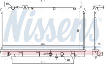 NISSENS 69463 Hűtőradiátor MAZDA 323 VIII / 323F