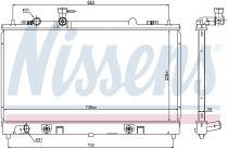 NISSENS 69466 Hűtőradiátor MAZDA 6