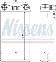 NISSENS 70227 Hőcserélő AUDI A4 / RS4 / S4