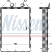 NISSENS 70234 Hőcserélő AUDI A6 / A6 ALLROAD / RS6 / S6