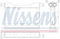NISSENS 70528 Hőcserélő BMW 5 / 5 GT / 6 / 7