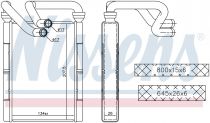 NISSENS 707094 Hőcserélő TOYOTA YARIS I / YARIS VERSO