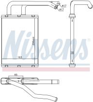 NISSENS 707176 Hőcserélő MAZDA 6