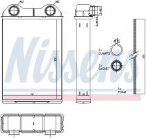 NISSENS 70808 Hőcserélő MINI CONVERTIBLE / MINI