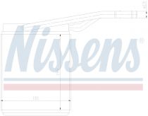 NISSENS 71747 Hőcserélő FORD FOCUS 1 / TRANSIT CONNECT