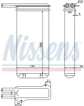 NISSENS 71755 Hőcserélő FORD ESCORT V - VI / ESCORT VII / ORION III / SIERRA