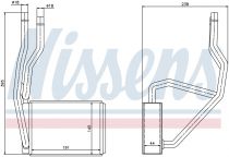 NISSENS 71765 Hőcserélő FORD FIESTA V / FUSION
