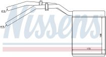 NISSENS 71770 Hőcserélő VOLVO C30 / C70 / S40 / V50