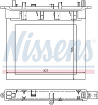 NISSENS 72033 Hőcserélő MERCEDES E-osztu00e1ly