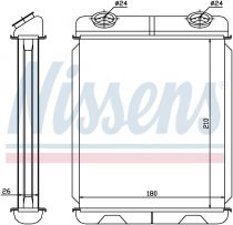 NISSENS 73341 Hőcserélő RENAULT ESPACE 4 / LAGUNA 2 / VEL SATIS