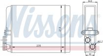 NISSENS 73641 Hőcserélő VOLVO S60 / S70 / S80 I / V70 / XC 70 / XC 90 I