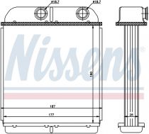 NISSENS 73644 Hőcserélő VOLVO S40 / V40