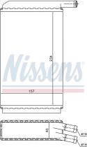 NISSENS 73940 Hőcserélő VOLKSWAGEN CADDY I